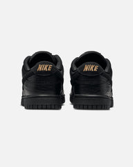 Nike Women's Dunk Low "Croc Skin" Black/Black