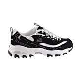 Skechers D'Lites Biggest Fan Memory Foam Women's Sneakers Black/White
