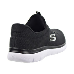 Skechers Summits Womens Shoes Black/White