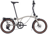 Brompton G Line with Roller Frame 8-Speed Folding Bike - Traildust White