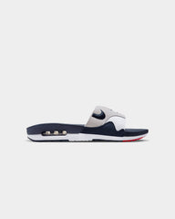 Nike Air Max 1 Slides White/Obsidian