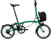 Brompton C Line eMotiq 4-Speed Electric Folding Bike - Palm Green