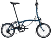 Brompton C Line 12-Speed Folding Bike - Ocean Blue
