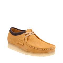 Clarks Wallabee Mens Shoes Camel Suede Tan