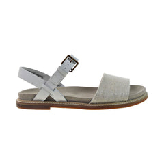 Clarks Corsio Strap Women's Flat Sandals Natural Canvas