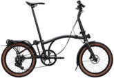 Brompton G Line with Roller Frame 8-Speed Folding Bike - Space Black