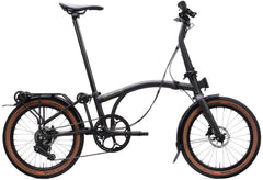 Brompton G Line with Roller Frame 8-Speed Folding Bike - Space Black