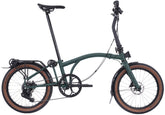 Brompton G Line with Roller Frame 8-Speed Folding Bike - Forest Green