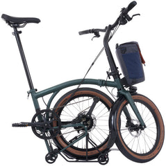 Brompton Electric G Line V2 with Roller Frame 4 Speed Folding Bike - Forest Green