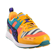 Puma RS-100 Animal Mens Shoes White/Zinnia/Cherry Tomato