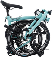Brompton C Line 12-Speed Folding Bike - Turkish Green