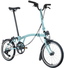 Brompton C Line 12-Speed Folding Bike - Turkish Green
