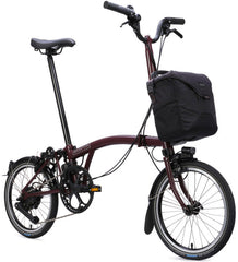 Brompton C Line eMotiq 4-Speed Electric Folding Bike - Red Plum
