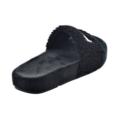 Fila Fuzzy Drifter Women's Slide Sandals Black-Red-White