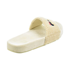 Fila Fuzzy Drifter Women's Slide Sandals Cream-Navy-Red