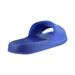 Lacoste Serve contrast logo Men's Slides Dark Blue