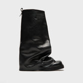 The Attico Robin Combat Boot - Black