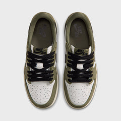 Jordan GS Air Jordan 1 Retro Low - Medium Olive / Summit White / Sail / Black
