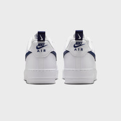 Nike Air Force 1 '07 - White / White / Midnight Navy