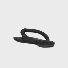 Alexander Wang Jenna Tubular Strap Thong Sandal - Black