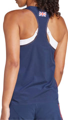 adidas Adizero Team GB Womens Running Vest Tank Top - Blue