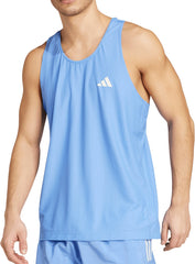 adidas Own The Run Mens Running Vest - Blue