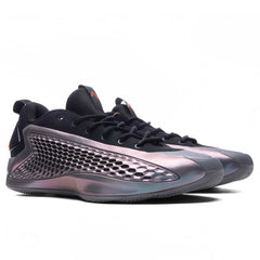 Adidas x Anthony Edwards 1 Low - Iron Metallic/Core Black/Solid Orange