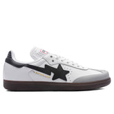 Adidas x BAPE Samba - Cloud White/Core Black/Gum