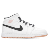 Air Jordan 1 Mid (GS) - White/Anthracite