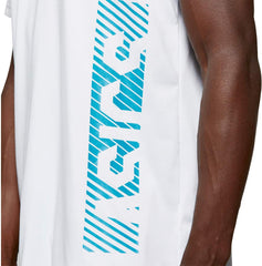 Asics Solution Dye GPX Short Sleeve Mens Running Top - White