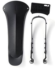 Ass Savers Win Wing MTB Rear Mudguard - Stealth Black