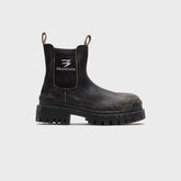 Balenciaga Strike Chelsea Boot - Black / Beige