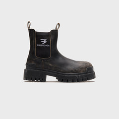 Balenciaga Strike Chelsea Boot - Black / Beige