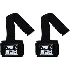 Bad Boy Deluxe Pin Hook Weightlifting Strap - Black
