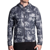 Brooks Canopy Mens Running Jacket - Grey