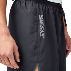 Brooks Cascadia Mens Running Shorts - Black