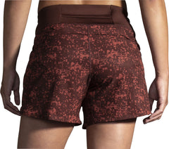 Brooks Chaser 5 Inch Womens Running Shorts - Red