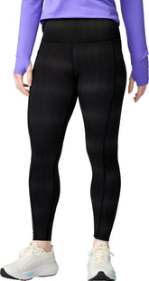 Brooks Chaser Womens 7/8 Running Tights - Black