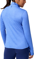 Brooks Dash 2.0 Half Zip Long Sleeve Womens Running Top - Blue