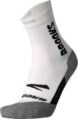 Brooks Ghost Crew Running Socks - White