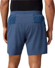 Brooks 7 Inch Journey 2 In 1 Mens Running Shorts - Blue