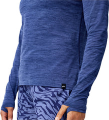 Brooks Luxe Long Sleeve Womens Running Top - Blue