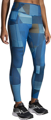 Brooks Method Womens 7/8 Running Tights - Blue