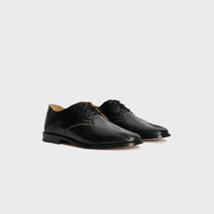 Our Legacy Collapsing Consultant Derby - True Dye Black Leather