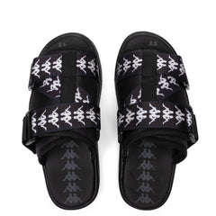222 Banda Mitel 1 Sandals - Black/White