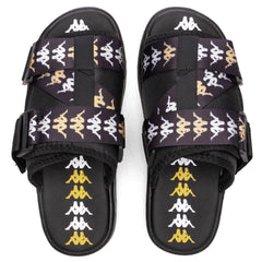 222 Banda Mitel 7 Sandals - Black/White