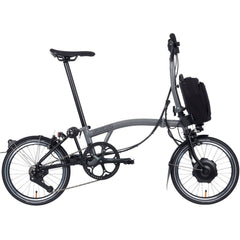 Brompton Electric P Line 4-Speed Folding Bike - Storm Grey
