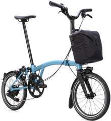 Brompton P Line eMotiq 4-speed Electric Folding Bike - Cloud Metallic
