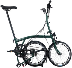 Brompton C Line 12-Speed Folding Bike - Racing Green