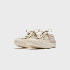 Rick Owens WMNS Temple Vintage Sneaks - Pearl / Dirty Milk / Milk